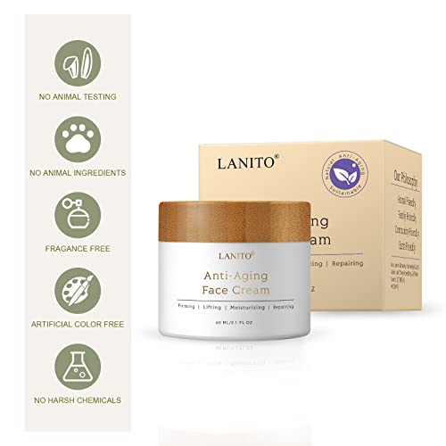 Lanito Anti-Aging Cream For Face Moisturizer Day & Night, Anti-Wrinkle Firming Facial Cream To Reduce Wrinkles & Fine Lines, Hydrates Firms Smoothes #TOP5
