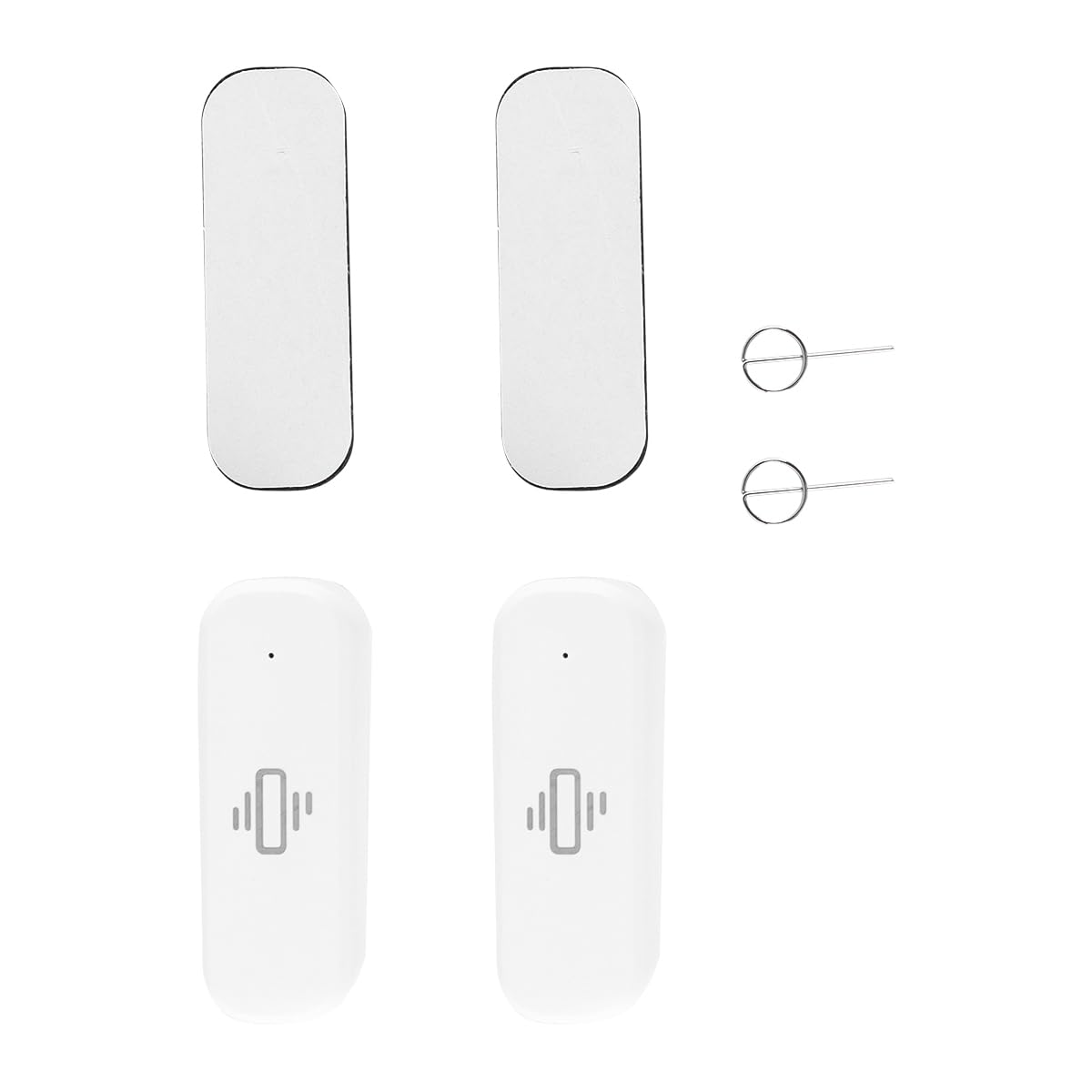 Fasizi 2 Pack Vibration Sensor,Hub Required,Adjustable Sensitivity For Smart Vibration Sensor WIFI Real-Time Alarm - Image 2