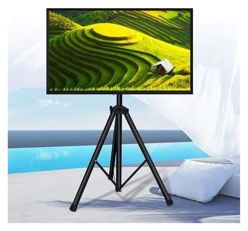 Soporte móvil para TV con altura ajustable y ruedas miniatura 4