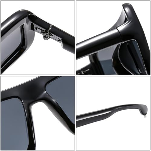 Lunettes de soleil rétro punk contre les reflets avec style acidulé - 3