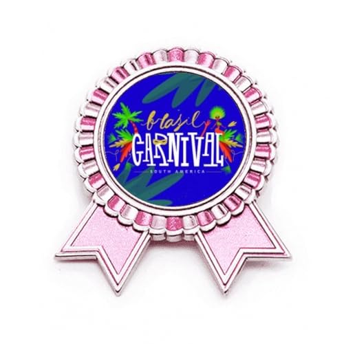 Broche motif tête de Hula en métal rose pour égayer un vêtement trop terne