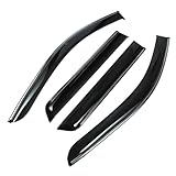 HEROFFIX 1 Set Fensterabweiser für Nissan Pathfinder 2021-2022 Seitliche Fenstervisieren Schwarz