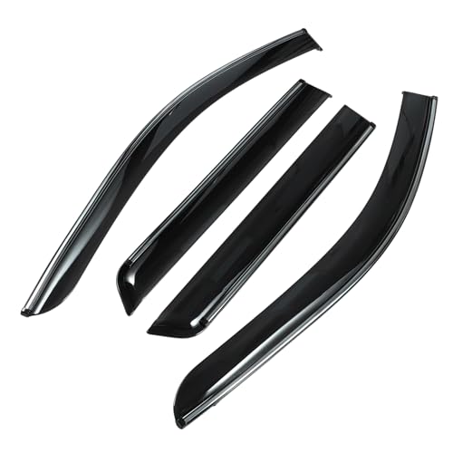 HEROFFIX 1 Juego de Deflectores de Ventana para Nissan Pathfinder 2021-2022 Viseras de Ventana Lateral Negras