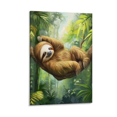 Impression sur toile Pauvre diable de qualité premium TNSGHAVED peinture murale 50x75cm