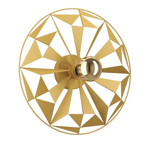 Lámpara de metal retro Castanuelo de una luz para interiores