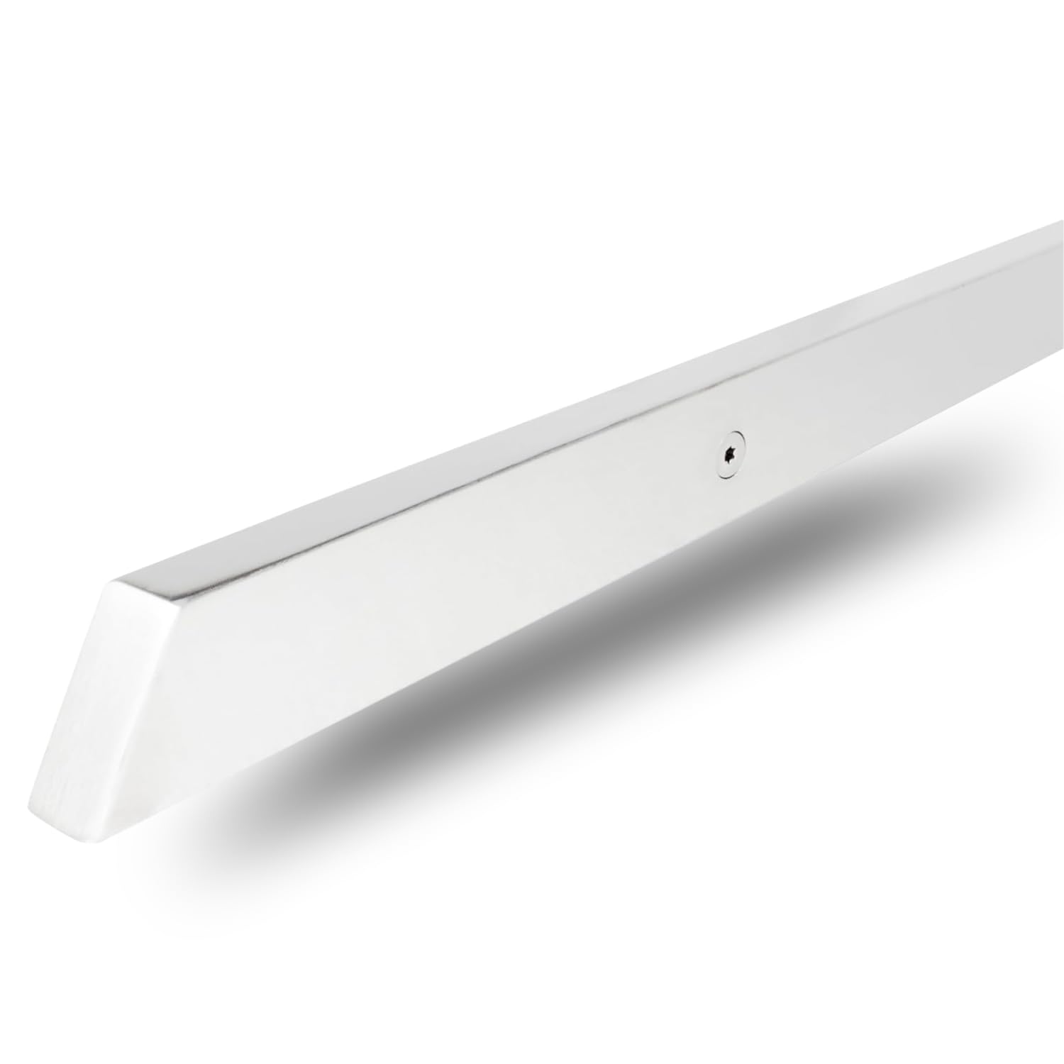 INOXLM lavorazioni inox Corrimano rettangolare 40x20mm in acciaio verniciato bianco|Corrimano made in Italy colore nero|Corrimano fai da te|Corrimano ideale per uso interno ed esterno (150 cm,Bianco)