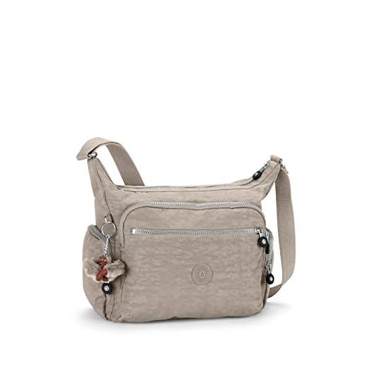 KiplingGabbie - Borse a Tracolla Donna , Grigio (Grey (Warm Grey)), taglia unica