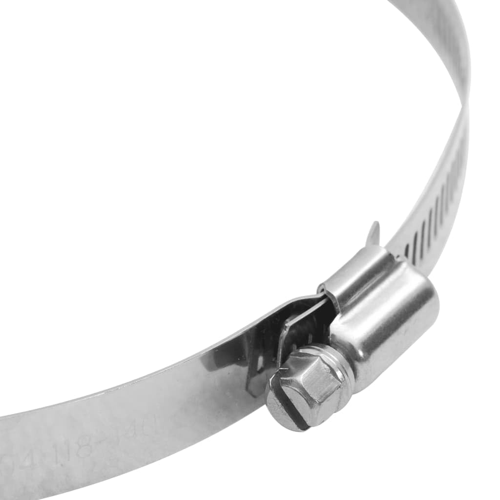 Schlauchschellen 6 Stück Edelstahl 304 115-140 mm Durchmesser, 12 mm breit, einstellbar für Lüftungsrohr, Abluftschlauch, Flexrohr, Spiralschlauch, Kanal und Klimaanlage