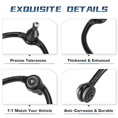 Front Upper Control Arms w/Ball Joints for Jeep Grand Cherokee 2005-2010, for Jeep Commander 2006-2010, Suspension Kit K620188 2PCS by Autsurles - Used condition - Image 3