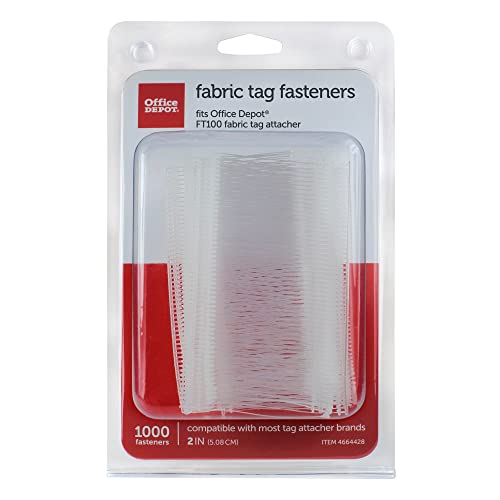 Attaches pour étiquettes de marque 5,1 cm Office Depot en plastique