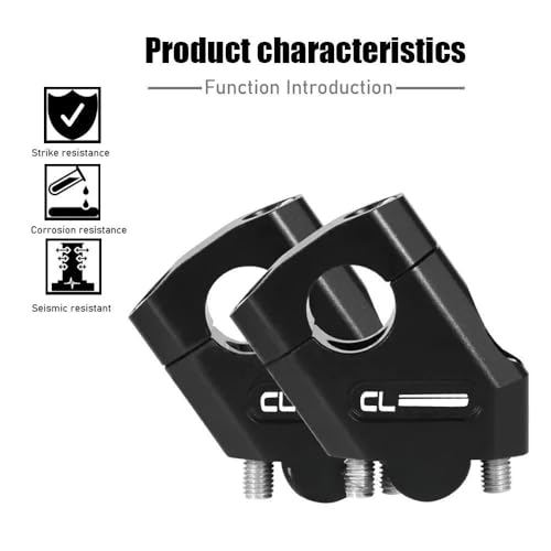 Adaptador extensor CNC de manillar aluminio mecanizado de alta gama 7