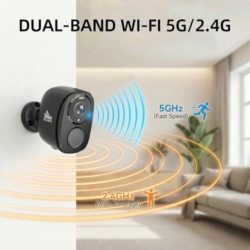 Rraycom W1 4-Pack 2K Battery-Powered Security Camera (Dual-band WiFi, No Forced Subscription) — view 6