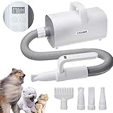 2025 CYCLONE V4 Compact Dog Hair Dryer | Powerful Quiet Heat Speed Adjustable Low Noise Genuine Pet Cat Grooming Kit Blaster Hairdryer | 230V 1800W 3.4kg