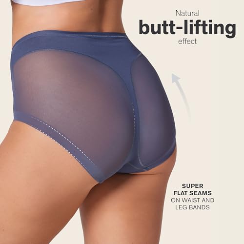 Image of Leonisa Invisible Shapewear Panties, High Waisted Tummy Control Women's Underwear