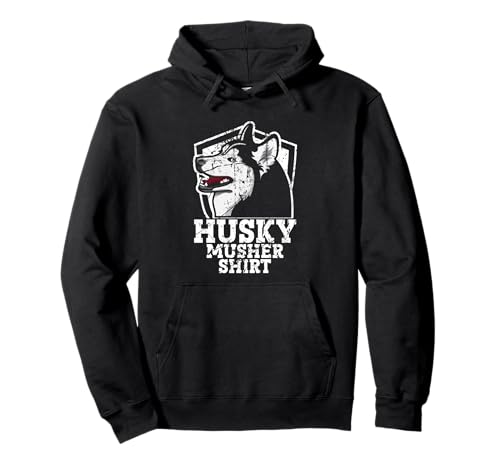 Traje Husky Musher | Perros de trineo Alaska | Mushing Sudadera con Capucha