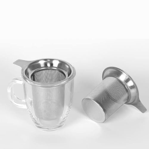 Tea Infuser For Loose Tea Extra Fine Mesh Tea Strainer Stainless Steel Tea Steeper With Large Capacity, Easy To Clean, Single Handle For Hanging On Mugs, Cups, Teapot #TOP1