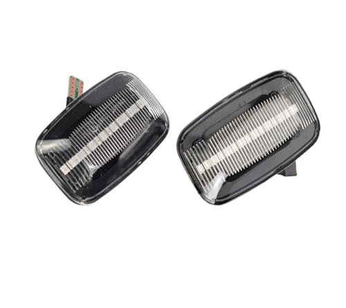 Wjwftcmk Pour Toyota Pour Landcruiser Pour Land Pour Cruiser 70 80 100 Series Feux De Position Latéraux À LED Clignotants Et Indicateurs Clignotants Dynamiques LED(Dynamic Crystal)
