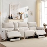 ANJ Power Recliner Sofa Cloud Couches for Living Room, Morden Modular Reclining Couch Fabric with...