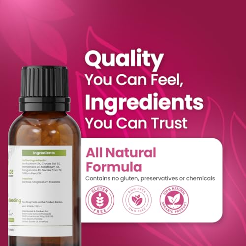 Image of Bestmade Women's Excessive Bleeding Remedy BM27 - Promotes Balance & Comfort During Menstruation, Menopause & Natural Support, 350 Pellets