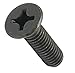 MonsterBolts - M4 x 14mm Phillips Flat Head, DIN 965, Alloy Steel, Black Oxide, 10 Pack
