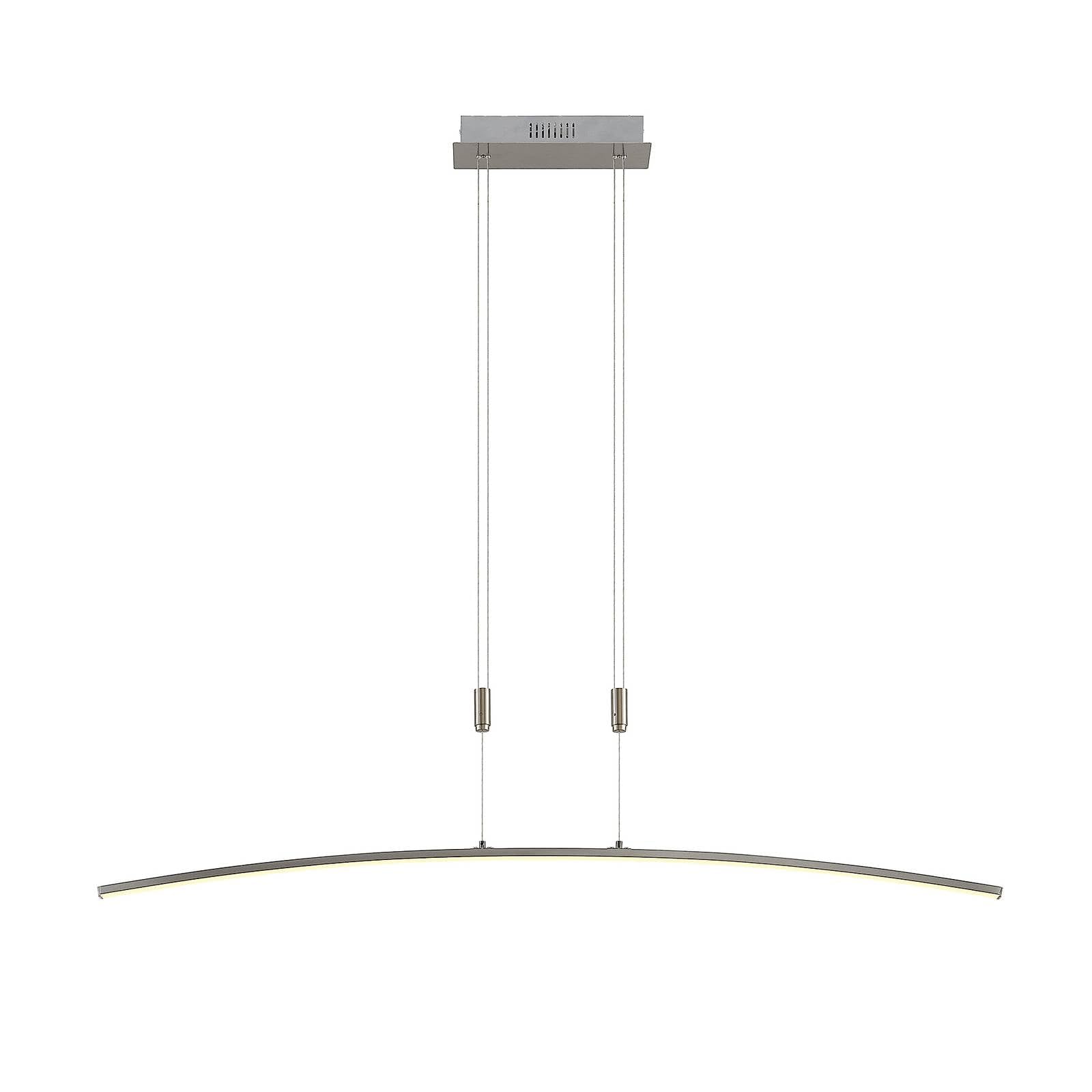 Lindby LED Phillie dimmbar (Modern) in Alu aus Metall (1 flammig,) Wohnzimmerleuchte