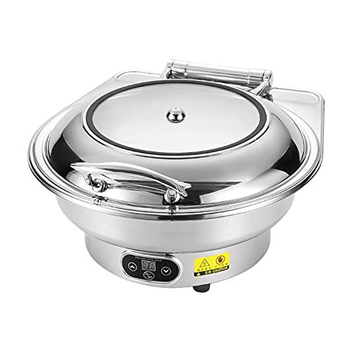 Estufa buffet redonda acero inoxidable 6L eléctrico
