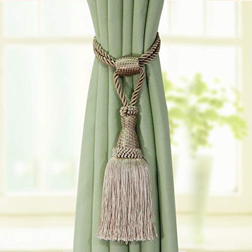 image for Fenghuangwu Curtain Tiebacks Handmade Elegant Curtain Tie Backs Holdba