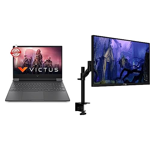 Image of HP Victus Gaming Laptop AMD Ryzen 5 5600H 15.6 inch(39.6 cm) FHD IPS Gaming Laptop & HyperX Armada 27 QHD Gaming Monitor (64V70AA#ACJ)