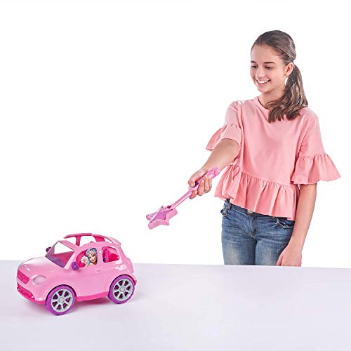 image for Sparkle Girlz Pink Radio Controlled Car by ZURU with Wand Remote Contr