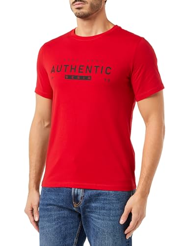 T-Shirt Cross 15873 Rouge M Homme finitions haut de gamme