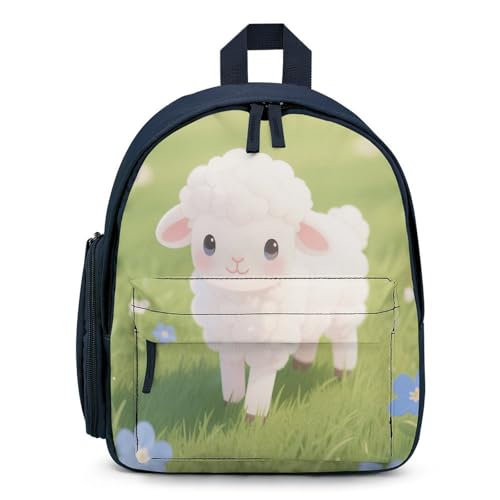 Little Lamb Mini Backpack Light Weight Small Travel Backpack Shopping Travel Daypack