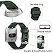 Wepro Band Compatible with Fitbit Versa 2 Bands for Women Men, Soft Band Compatible with Fitbit Versa Bands, Sport Waterproof Breathable Replacement Wristbands Strap for Versa Lite, Small, Olive