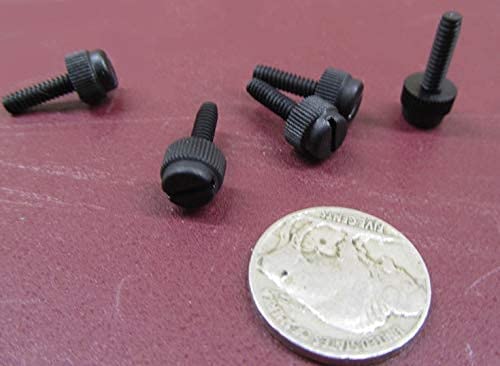 Nylon Thumb Screws, 1/4\"-20 Thread (2, Black, 1