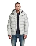 G-STAR RAW Mens G-Whistler Padded Hooded Jacket, Blue (Oyster Blue B958-C628), L