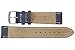 Fluco 20mm Blue Suede Leather Watch Strap
