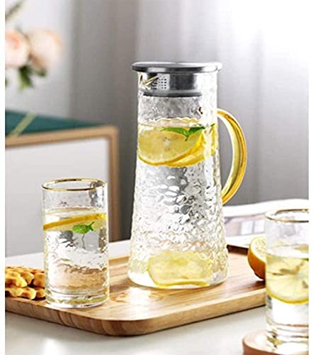 Chaleira Chaleira de 1600 ml à prova de explosão, copo de vidro de boro de silicone de grande capaci