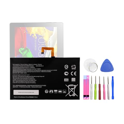 HIGHAKKU Batería de repuesto L14D2P31 compatible con Lenovo Tab 2 A10-70 Tab 2 A10-70F Tab2 X30F con herramientas