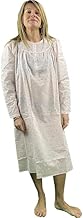Linclalor Camicia da notte in batista di puro cotone art. 30826