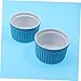 BESPORTBLE 2pcs Ceramic Pet Bowl Round Feeding Dish for Hamsters Rabbits and Animals Lightweight Easy to Color Pet Feeder for Wet and Dry Food