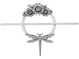 HAQUIL Dragonfly Sunflower Hairpin Retro Vintage Decorative for Hair Accessory Jewelry for Women