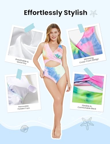 Image of PATPAT Family Matching Swimsuits Swimwear: Mommy and Me Striped Spliced One-Piece Matching Swimsuits Set