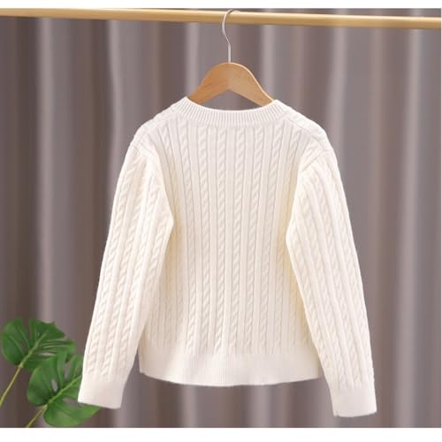 MW&FOFJR Girls Cardigan Sweater Long Sleeve Kids School Uniform Children Fall Jacket2