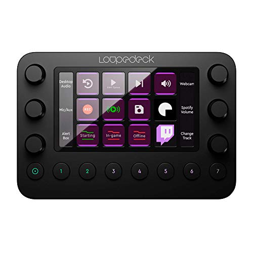 Loupedeck Live - De aangepaste console voor livestreaming, foto- en videobewerking met aanpasbare (draai)knoppen en een LED-touchscreen
