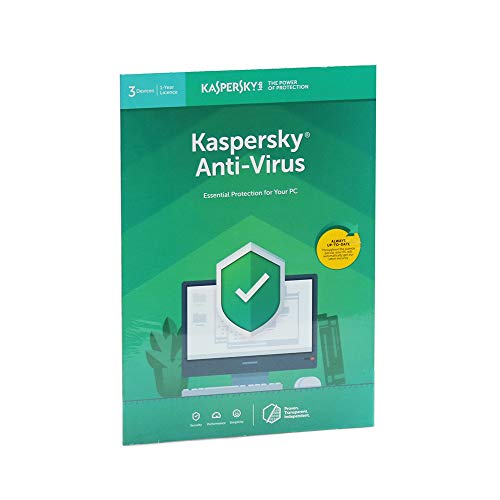 Kaspersky Lab KL1171U5CFS-9FFP Kaspersky Anti-Virus 2019 - Box Pack (1 año) - 3 PC (Embalaje abrefácil) - Win - United Kingdom :: (Software > Software de Seguridad)