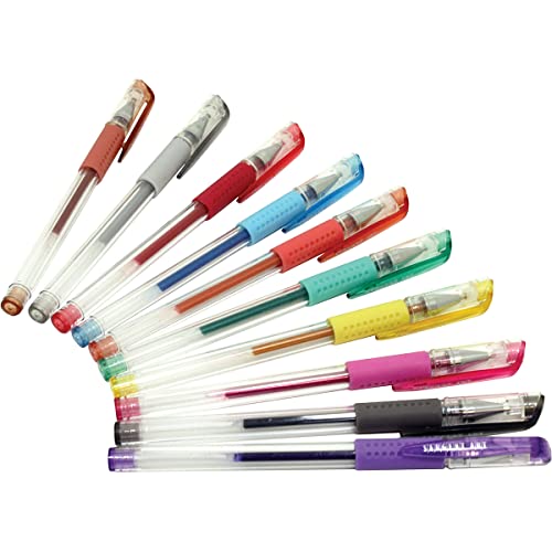 image for Sargent Art 10 Count Assorted Color Glitter Gel, Non-toxic, Magical In