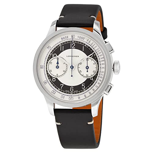 Longines Heritage Classic Chronograph Automatic Silver and Black Dial Men's Watch L2.830.4.93.0