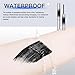 Judydoll Mascara, Mascara 3D Judy Doll, Bristleless Mascara, Natural Thickening Lengthening Mascara No Clumping (Black)