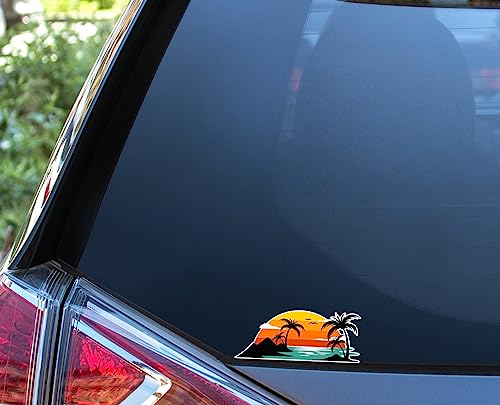 Calcomanía de vinilo impermeable que decora tu SUV y resiste el sol del océano 6