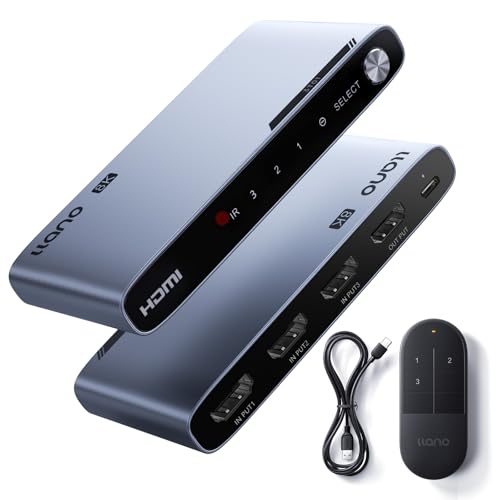 llano HDMI 2.1 Switch 3 in 1 Out