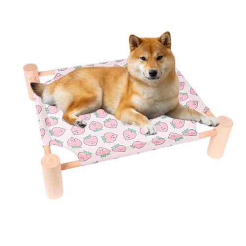 Lits pour chiens et chats style hamac en bois Domest respirant - 2